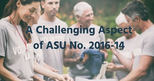 A Challenging Aspect of ASU No. 2016-14